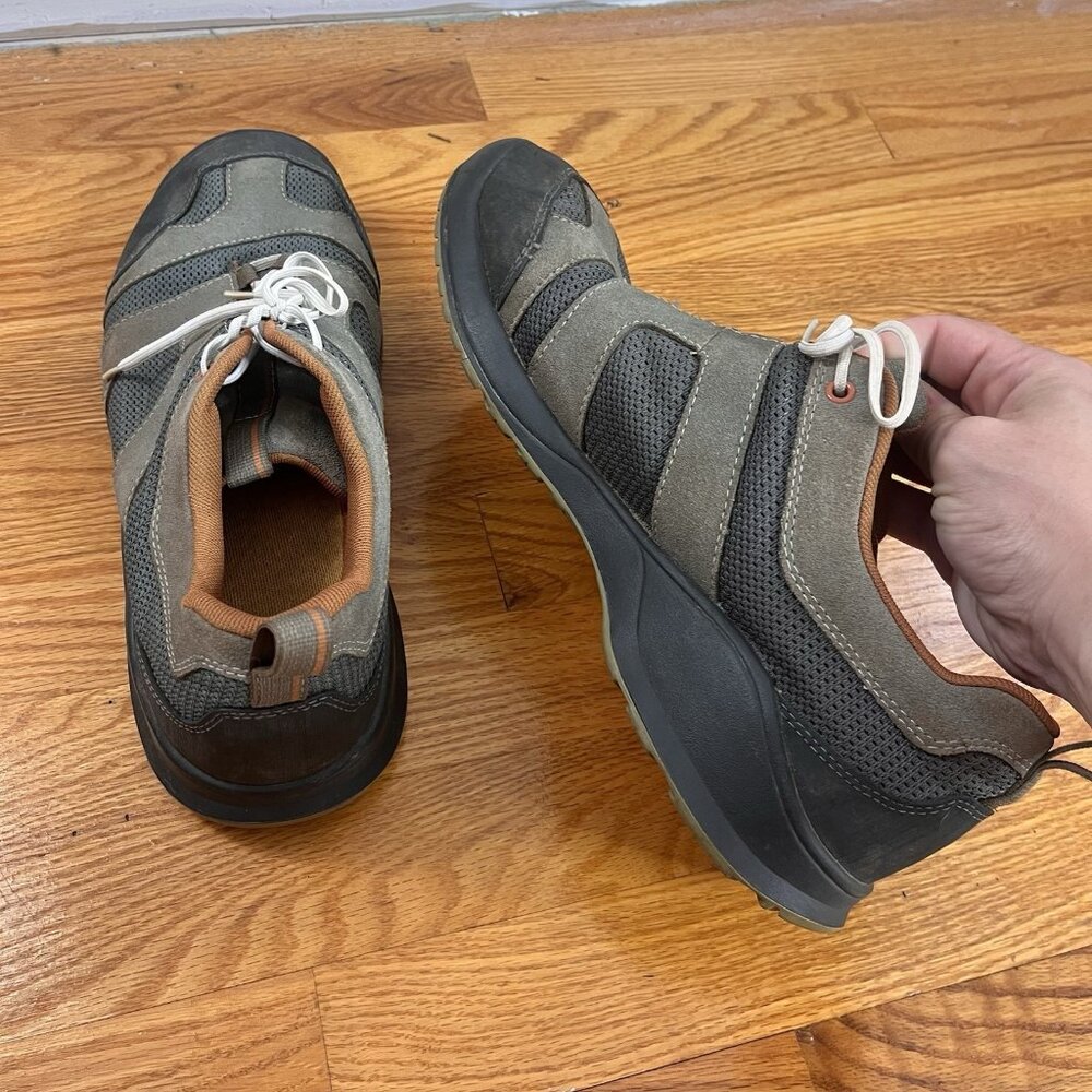 Chaco Size 11.5 Hiking Vade Bulloo Shoes Men Suede Green Ridgeline Vibram Sole - Picture 5 of 7